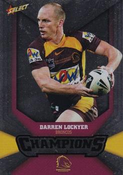 2011 NRL Champions - Silver Parallel #SP5 Darren Lockyer Front